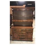 48x20x76 2 piece maple hutch. Nice!