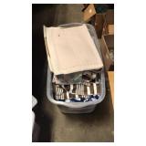 Tote of scrap material