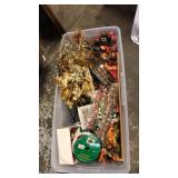 Holiday deco. Plush and flowers