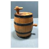 6 inch wood keg deco