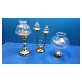 3 candle holders