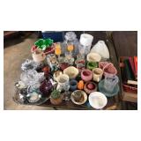 Bargain lot,candles,cups,canister more