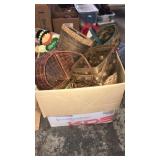 Bug box assorted baskets and sign