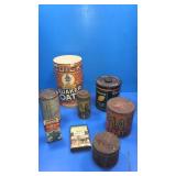 Vintage tins, Quaker Oats