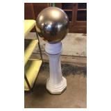 Glazing gold ball cement stand