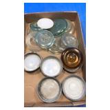 Glass and zinc jar lids