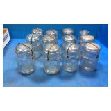12 pint ball jars glass lids