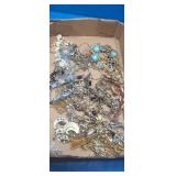 Is a flat of costume jewelry necklaces and