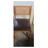 Wicker back chair