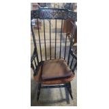 Solid wood rocking chair