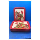 15 metal strawberries trays