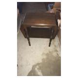 Vintage magazine wood table