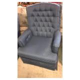 Blue swivel rocker chair matches 638