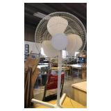 White fan on stand