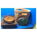 3 baskets. Jesus hanger