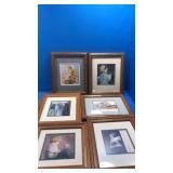 6 wall hangings. Amish prints