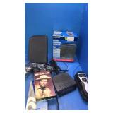 Bargain lot. Blood pressure, phone, clock.