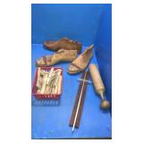 Wood clothes pins,shoes,cross