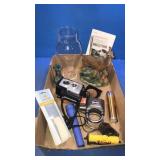 Odd lot. Camera,deer,flash lights more