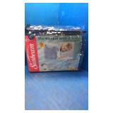 Blue blanket with a brain electric