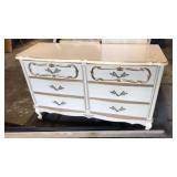 French provinal dresser white and gold