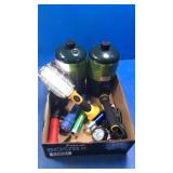 Flashlights and propane