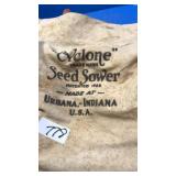 Cyclone seed sower Urbana Indiana vintage