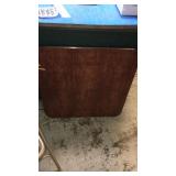 Card table. One chair