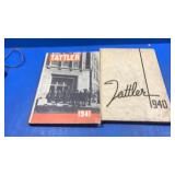 Tattler 1941 and 1940 yearbooks stevens point