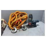 Tow rope & jack