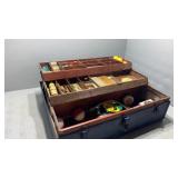 Tackle box with contents