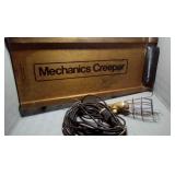 Shop light and Mechanics creeper