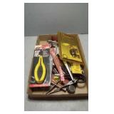 Flat of shop tools and stuff