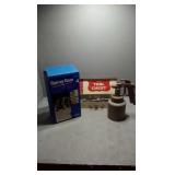 2 paint guns and tool chest with contents