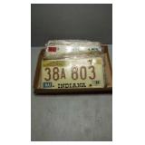 Lot of license plates
