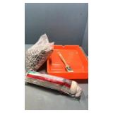 Painting chips ,brush,pan Painting chips ,brush,pan