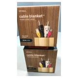 2 cable blankets 2 cable blankets