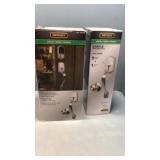 Defiant door handles Satin nickel finish (2) Defiant door handles Satin nickel finish (2)
