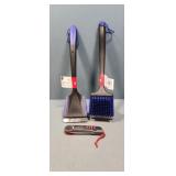 Grill supplies. Brushes, thermometer Grill supplies. Brushes, thermometer