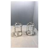 2 glass shades 2 glass shades