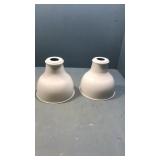 2 metal bell shades. Deco 2 metal bell shades. Deco