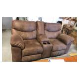 Recliner loveseat  w storage  nice
