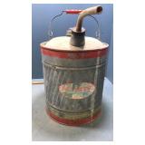 Old iron sides gas can