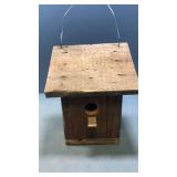 Wooden bird house