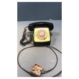 Vintage black telephone
