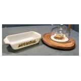 Vintage glassware 2 pieces