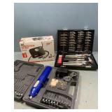 Grinder, knives, compressor