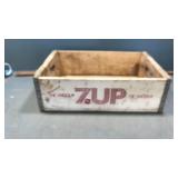 7 up wood crate