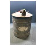 Galvanized gas can