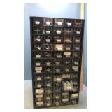 Bolt bin with contents